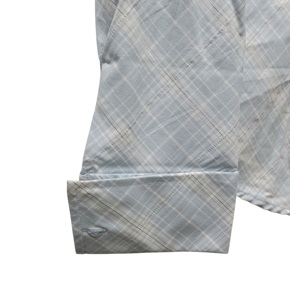 New York & Company Madison Long-Sleeves Stretch Button-Up Shirt Top Medium NWT - Picture 6 of 10